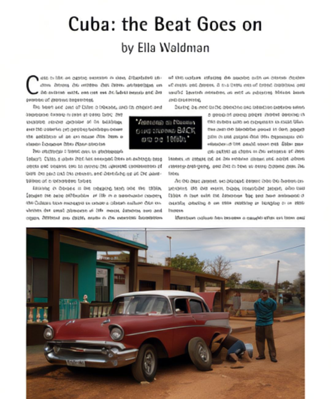 Cuba: The Beat Goes On